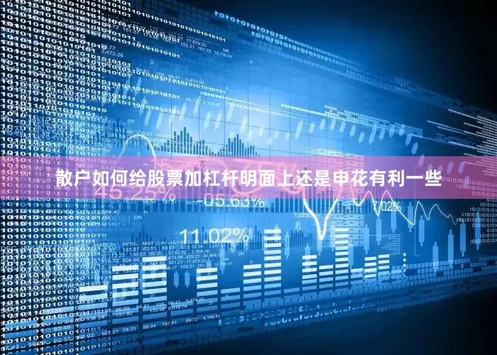 散户如何给股票加杠杆明面上还是申花有利一些